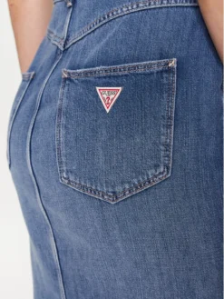 Guess Vestito Di Jeans Stacie W3RK07 D4CN3 Blu Scuro Slim Fit -Offerta economica Guess || Calvin Klein Jeans || Vero Moda guess vestito di jeans stacie w3rk07 d4cn3 blu scuro slim fit 4