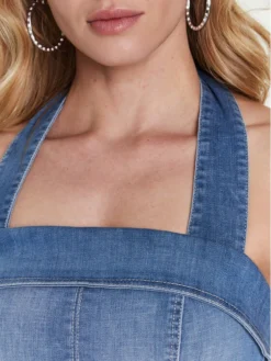 Guess Vestito Di Jeans Unique W3GK09 D3ZT4 Blu Slim Fit -Offerta economica Guess || Calvin Klein Jeans || Vero Moda guess vestito di jeans unique w3gk09 d3zt4 blu slim fit 3