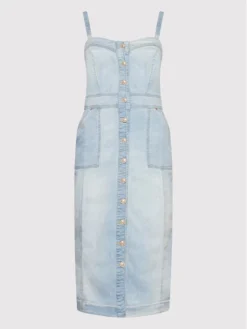 Guess Vestito Di Jeans W2GK32 D4K94 Blu Slim Fit -Offerta economica Guess || Calvin Klein Jeans || Vero Moda guess vestito di jeans w2gk32 d4k94 blu slim fit 4