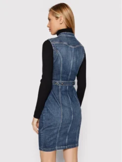 Guess Vestito Di Jeans W2RK03 D3ZTC Blu Slim Fit -Offerta economica Guess || Calvin Klein Jeans || Vero Moda guess vestito di jeans w2rk03 d3ztc blu slim fit 2