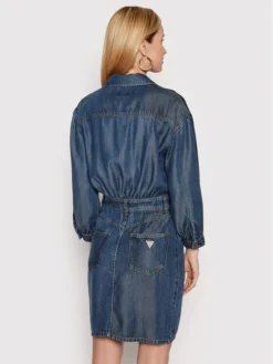 Guess Vestito Di Jeans W2RK15 D4K81 Blu Relaxed Fit -Offerta economica Guess || Calvin Klein Jeans || Vero Moda guess vestito di jeans w2rk15 d4k81 blu relaxed fit 2