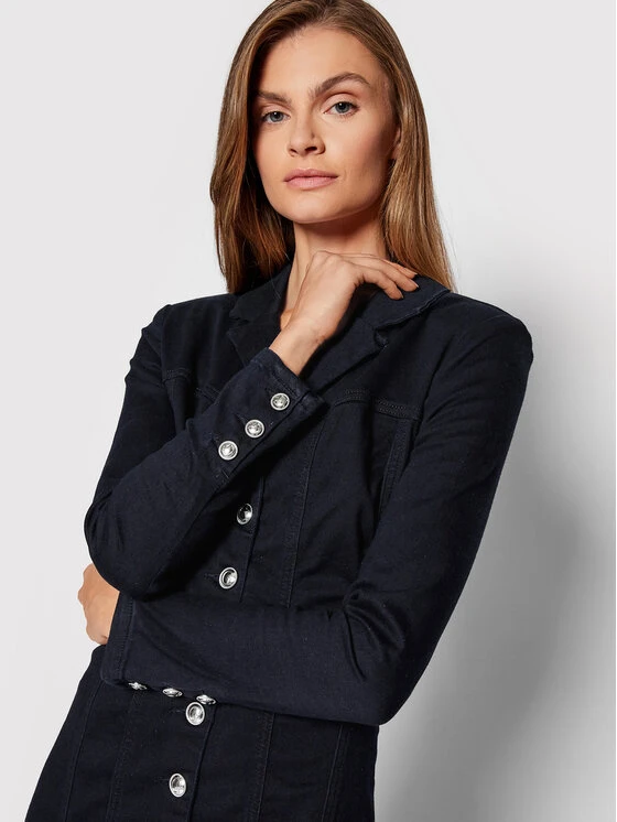 Guess Vestito Di Jeans W2RN15 D4KW0 Blu Scuro Slim Fit 4 Guess Vestito Di Jeans W2RN15 D4KW0 Blu Scuro Slim Fit - immagine 4