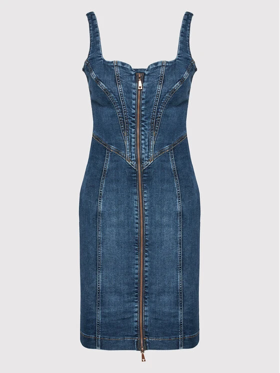 Guess Vestito Di Jeans W2YK01 D4Q02 Blu Scuro Slim Fit 5 Guess Vestito Di Jeans W2YK01 D4Q02 Blu Scuro Slim Fit - immagine 5