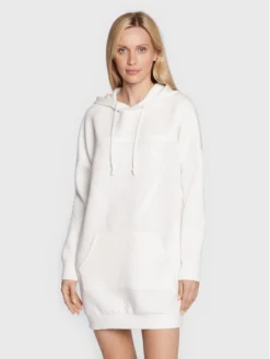 Guess Vestito Di Maglia Alisa V2YQ12 KAMN2 Bianco Regular Fit