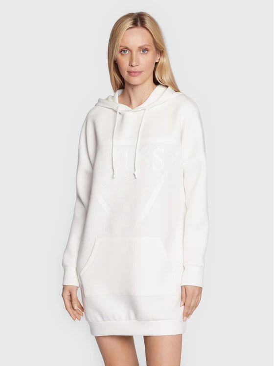 Guess Vestito Di Maglia Alisa V2YQ12 KAMN2 Bianco Regular Fit 1 Guess Vestito Di Maglia Alisa V2YQ12 KAMN2 Bianco Regular Fit