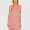 Guess Vestito Di Maglia Annie W2GK77 Z2U00 Rosa Slim Fit