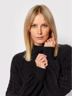 Guess Vestito Di Maglia Cassandra W1BK38 Z2WJ0 Nero Comfort Fit -Offerta economica Guess || Calvin Klein Jeans || Vero Moda guess vestito di maglia cassandra w1bk38 z2wj0 nero comfort fit 3