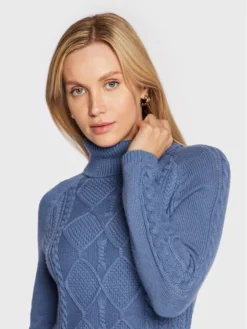 Guess Vestito Di Maglia Elisabeth W2BK35 Z2WJ0 Blu Regular Fit -Offerta economica Guess || Calvin Klein Jeans || Vero Moda guess vestito di maglia elisabeth w2bk35 z2wj0 blu regular fit 3