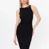 Guess Vestito Di Maglia Ernestine W3GK25 KBPF0 Nero Slim Fit