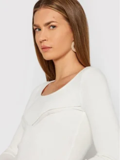 Guess Vestito Di Maglia Gloria W1BK29 Z2V40 Bianco Slim Fit -Offerta economica Guess || Calvin Klein Jeans || Vero Moda guess vestito di maglia gloria w1bk29 z2v40 bianco slim fit 3