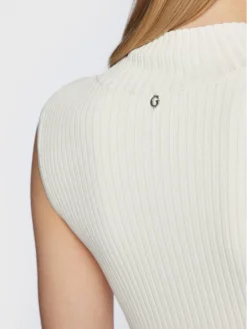 Guess Vestito Di Maglia Louise W3RK40 Z2U00 Écru Slim Fit -Offerta economica Guess || Calvin Klein Jeans || Vero Moda guess vestito di maglia louise w3rk40 z2u00 ecru slim fit 4