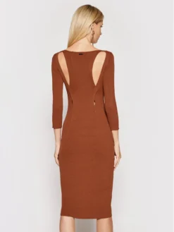 Guess Vestito Di Maglia W1YK97 Z2DC0 Marrone Slim Fit -Offerta economica Guess || Calvin Klein Jeans || Vero Moda guess vestito di maglia w1yk97 z2dc0 marrone slim fit 2