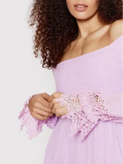 Guess Vestito Estivo Amberlee W1YK11 RE340 Viola Regular Fit -Offerta economica Guess || Calvin Klein Jeans || Vero Moda guess vestito estivo amberlee w1yk11 re340 viola regular fit 3