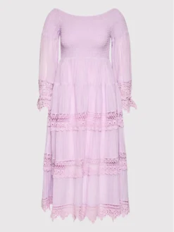 Guess Vestito Estivo Amberlee W1YK11 RE340 Viola Regular Fit -Offerta economica Guess || Calvin Klein Jeans || Vero Moda guess vestito estivo amberlee w1yk11 re340 viola regular fit 4