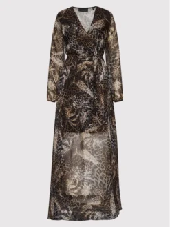 Guess Vestito Estivo Cornelia W1BKG5 WE550 Marrone Regular Fit -Offerta economica Guess || Calvin Klein Jeans || Vero Moda guess vestito estivo cornelia w1bkg5 we550 marrone regular fit 4