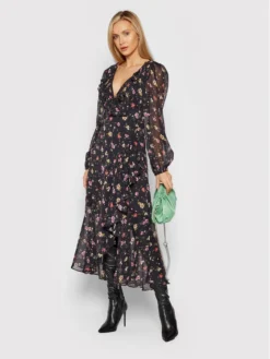 Guess Vestito Estivo Darcelle W1BK71 WDW52 Nero Regular Fit -Offerta economica Guess || Calvin Klein Jeans || Vero Moda guess vestito estivo darcelle w1bk71 wdw52 nero regular fit 1