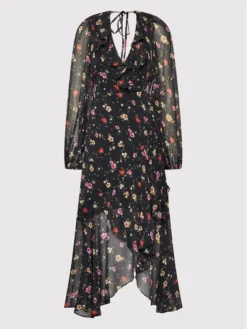 Guess Vestito Estivo Darcelle W1BK71 WDW52 Nero Regular Fit -Offerta economica Guess || Calvin Klein Jeans || Vero Moda guess vestito estivo darcelle w1bk71 wdw52 nero regular fit 4