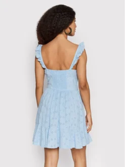 Guess Vestito Estivo Sharon W2GK63 WEKJ0 Blu Regular Fit -Offerta economica Guess || Calvin Klein Jeans || Vero Moda guess vestito estivo sharon w2gk63 wekj0 blu regular fit 2