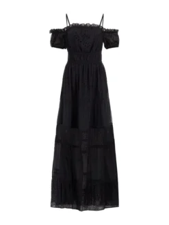 Guess Vestito Estivo Zena W3GK51 WFDR2 Nero Regular Fit -Offerta economica Guess || Calvin Klein Jeans || Vero Moda guess vestito estivo zena w3gk51 wfdr2 nero regular fit 4