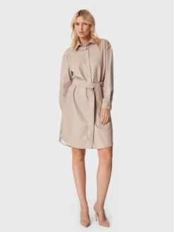 Guess Vestito In Similpelle W3RK55 WF8Q0 Grigio Regular Fit -Offerta economica Guess || Calvin Klein Jeans || Vero Moda guess vestito in similpelle w3rk55 wf8q0 grigio regular fit 2