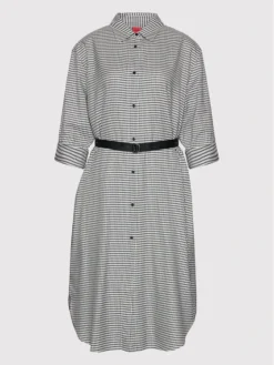 Hugo Vestito Chemisier Ecleni 50458578 Nero Loose Fit -Offerta economica Guess || Calvin Klein Jeans || Vero Moda hugo vestito chemisier ecleni 50458578 nero loose fit 4