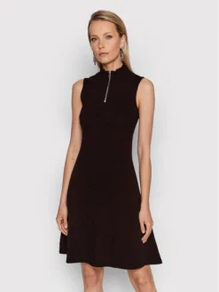 Hugo Vestito Da Giorno Nessira 50468680 Nero Regular Fit