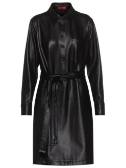 Hugo Vestito In Similpelle Kalana-1 50443348 Nero Regular Fit -Offerta economica Guess || Calvin Klein Jeans || Vero Moda hugo vestito in similpelle kalana 1 50443348 nero regular fit 5