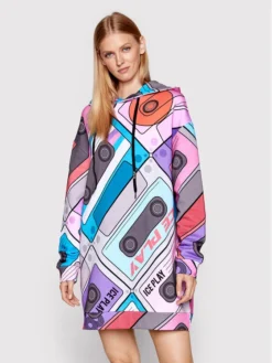 Ice Play Vestito Di Maglia 22I U2M0 H031 6322 S741 Multicolore Relaxed Fit