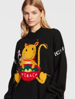 Iceberg Vestito Di Maglia 22II2P0AH037079 Nero Regular Fit -Offerta economica Guess || Calvin Klein Jeans || Vero Moda iceberg vestito di maglia 22ii2p0ah037079 nero regular fit 3