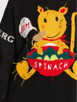 Iceberg Vestito Di Maglia 22II2P0AH037079 Nero Regular Fit -Offerta economica Guess || Calvin Klein Jeans || Vero Moda iceberg vestito di maglia 22ii2p0ah037079 nero regular fit 4