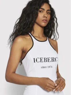 Iceberg Vestito Estivo ICE2WCU03 Bianco Regular Fit -Offerta economica Guess || Calvin Klein Jeans || Vero Moda iceberg vestito estivo ice2wcu03 bianco regular fit 3