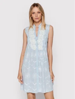 Vestito Chemisier Elsa IC22 005 Blu Regular Fit