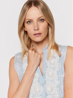 Vestito Chemisier Elsa IC22 005 Blu Regular Fit -Offerta economica Guess || Calvin Klein Jeans || Vero Moda iconique vestito chemisier elsa ic22 005 blu regular fit 3