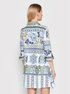 Vestito Chemisier Majolica IC22 161 Multicolore Relaxed Fit -Offerta economica Guess || Calvin Klein Jeans || Vero Moda iconique vestito chemisier majolica ic22 161 multicolore relaxed fit 2