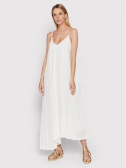 Vestito Estivo Alba IC22 124 Bianco Regular Fit