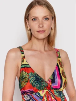 Vestito Estivo IC22 14 Multicolore Regular Fit -Offerta economica Guess || Calvin Klein Jeans || Vero Moda iconique vestito estivo ic22 14 multicolore regular fit 3