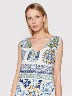 Vestito Estivo Rebecca IC22 160 Multicolore Regular Fit -Offerta economica Guess || Calvin Klein Jeans || Vero Moda iconique vestito estivo rebecca ic22 160 multicolore regular fit 3