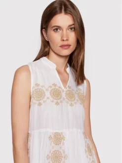 Vestito Estivo Salina IC22 025 Bianco Regular Fit -Offerta economica Guess || Calvin Klein Jeans || Vero Moda iconique vestito estivo salina ic22 025 bianco regular fit 3