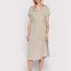 Vestito Estivo Yasmin IC22 075 Beige Regular Fit