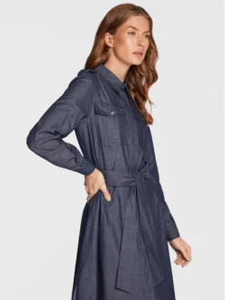 Imperial Vestito Chemisier A9990015O Blu Regular Fit -Offerta economica Guess || Calvin Klein Jeans || Vero Moda imperial vestito chemisier a9990015o blu regular fit 3