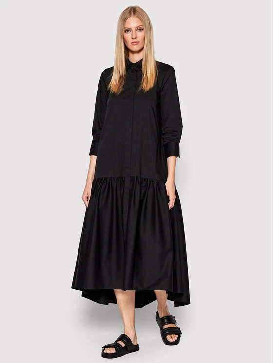 Imperial Vestito Chemisier A9MYDAS Nero Regular Fit 2 Imperial Vestito Chemisier A9MYDAS Nero Regular Fit - immagine 2