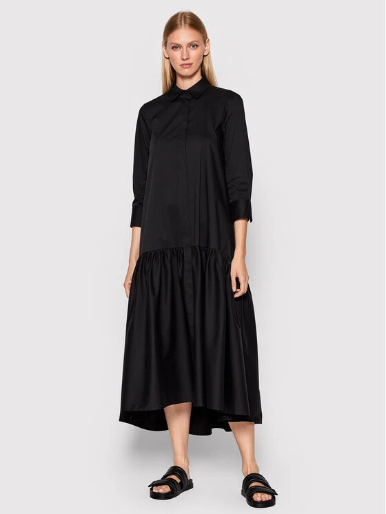 Imperial Vestito Chemisier A9MYDAS Nero Regular Fit 1 Imperial Vestito Chemisier A9MYDAS Nero Regular Fit