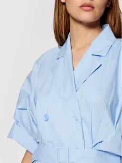 Imperial Vestito Chemisier ABVNBGV Blu Regular Fit -Offerta economica Guess || Calvin Klein Jeans || Vero Moda imperial vestito chemisier abvnbgv blu regular fit 3