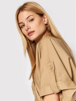 Imperial Vestito Chemisier ABVNBGV Marrone Regular Fit -Offerta economica Guess || Calvin Klein Jeans || Vero Moda imperial vestito chemisier abvnbgv marrone regular fit 3