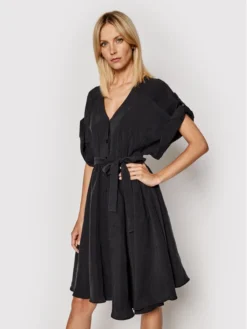 Imperial Vestito Chemisier ABWVBHG Nero Regular Fit