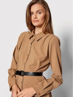 Imperial Vestito Chemisier ACFHCME Marrone Regular Fit -Offerta economica Guess || Calvin Klein Jeans || Vero Moda imperial vestito chemisier acfhcme marrone regular fit 3