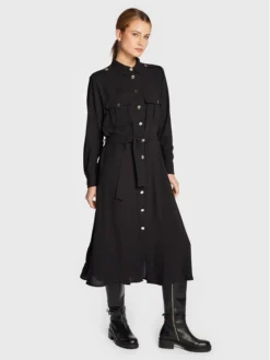 Imperial Vestito Chemisier ACY3EGW Nero Regular Fit