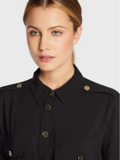 Imperial Vestito Chemisier ACY3EGW Nero Regular Fit -Offerta economica Guess || Calvin Klein Jeans || Vero Moda imperial vestito chemisier acy3egw nero regular fit 4