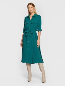 Imperial Vestito Chemisier ACY3EGW Verde Regular Fit