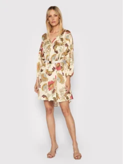 Imperial Vestito Estivo ACL3DMZ Beige Relaxed Fit -Offerta economica Guess || Calvin Klein Jeans || Vero Moda imperial vestito estivo acl3dmz beige relaxed fit 1